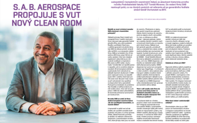 🚀 Článek: Propojení průmyslu a akademie – SAB Aerospace otevírá nový clean room ve spolupráci s VUT